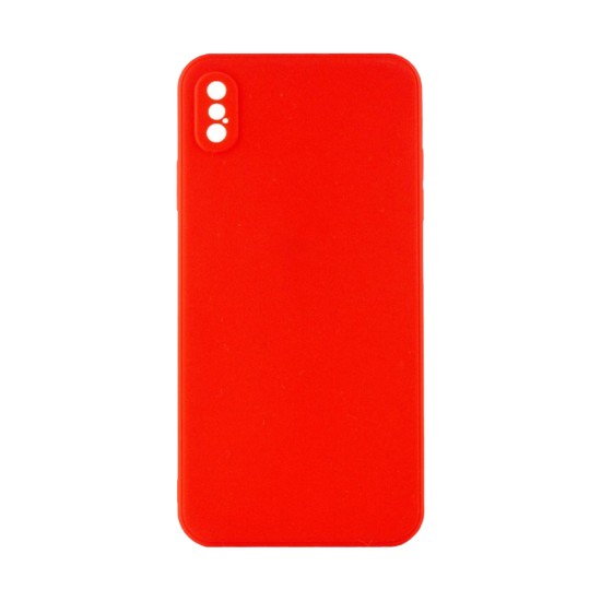 Silicone Case with Camera Shield for Apple iPhone X/10 Red